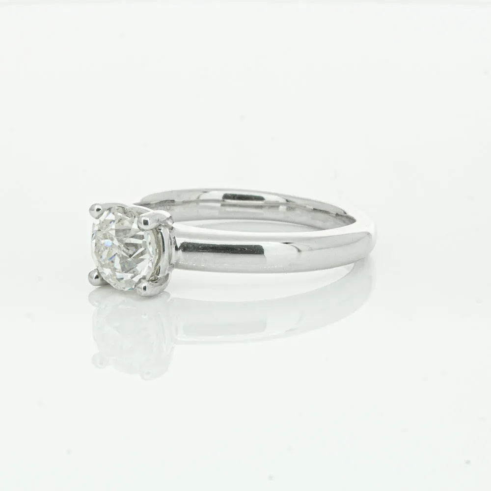 18ct White Gold 1.14ct Diamond Tulip Ring