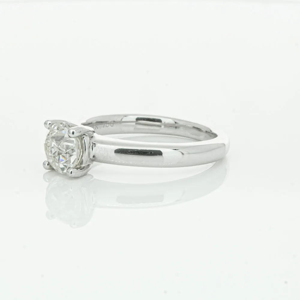 18ct White Gold 1.14ct Diamond Tulip Ring