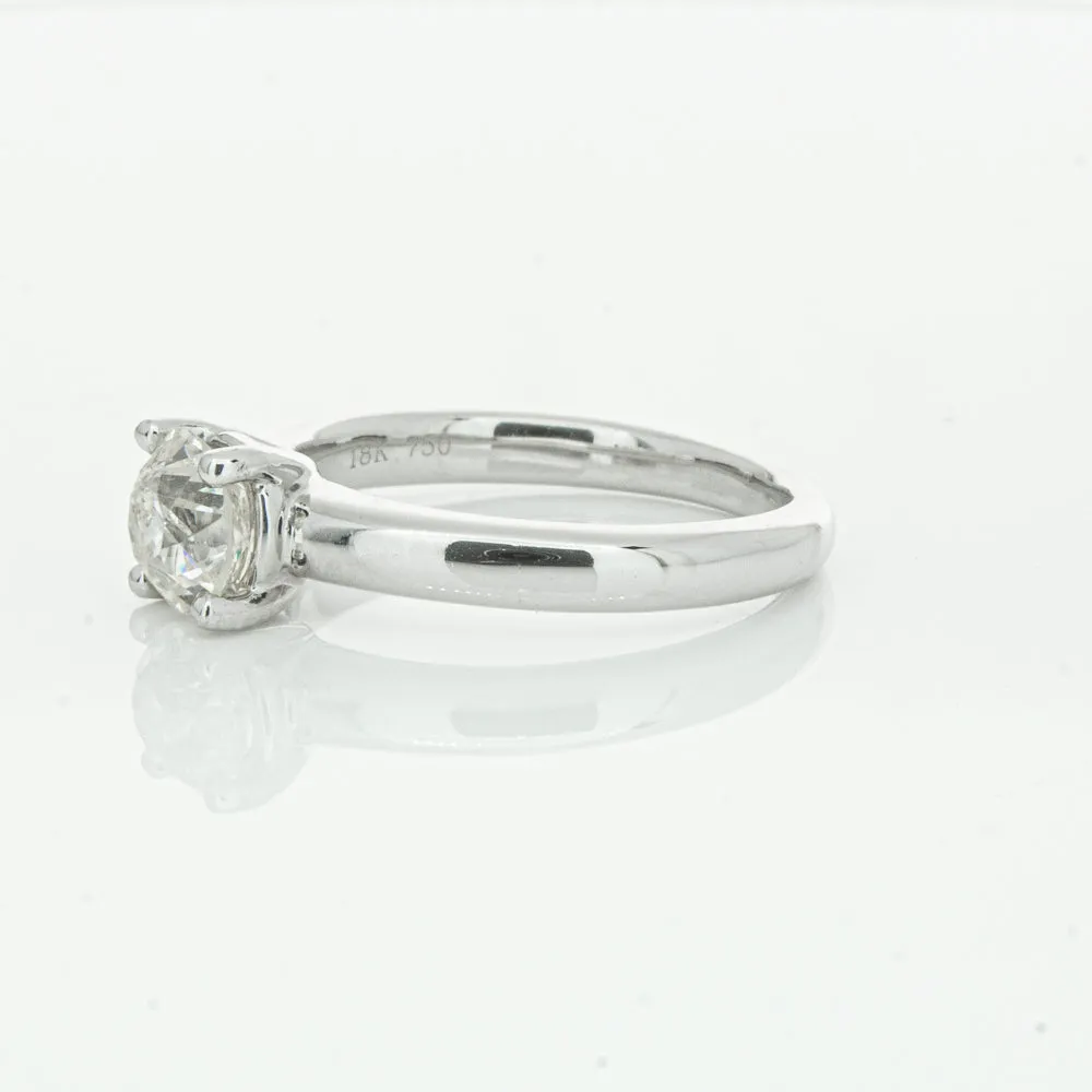 18ct White Gold 1.14ct Diamond Tulip Ring