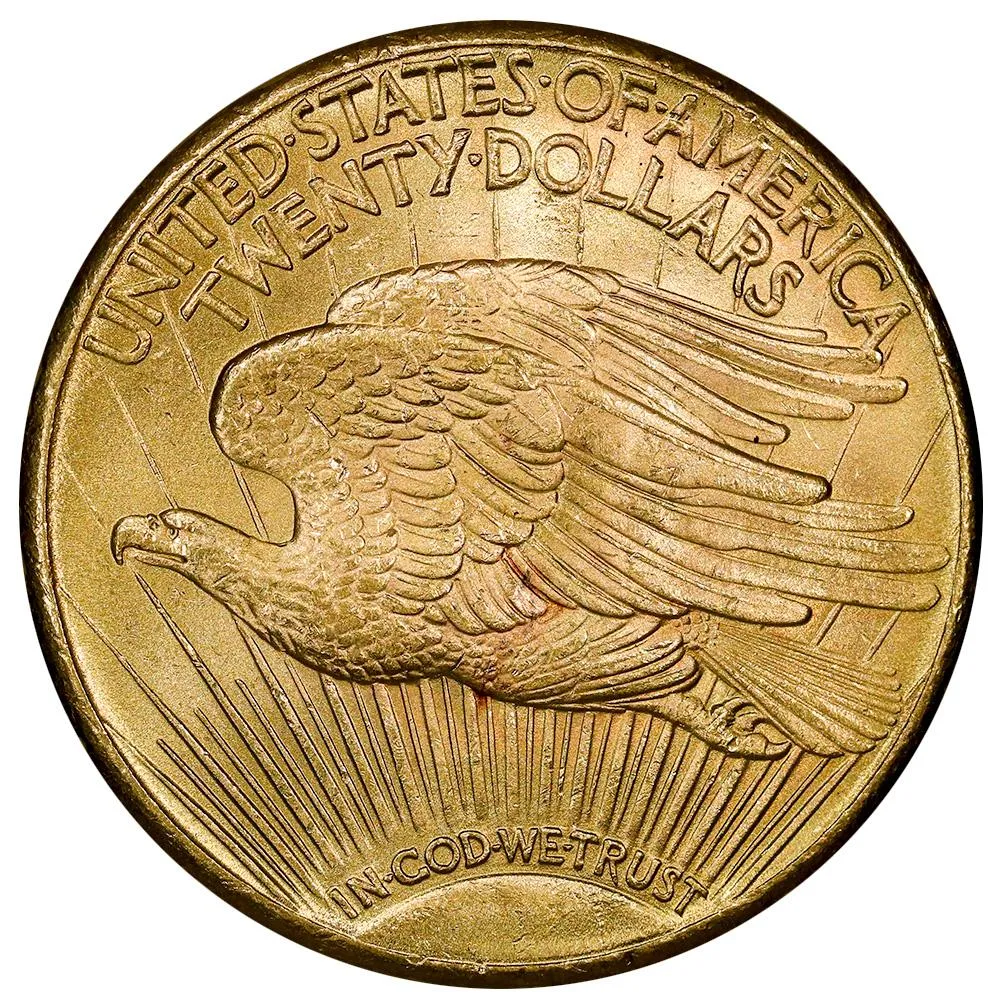 1927 $20 Saint Gaudens Double Eagle Gold Coin - PQ Brilliant Uncirculated