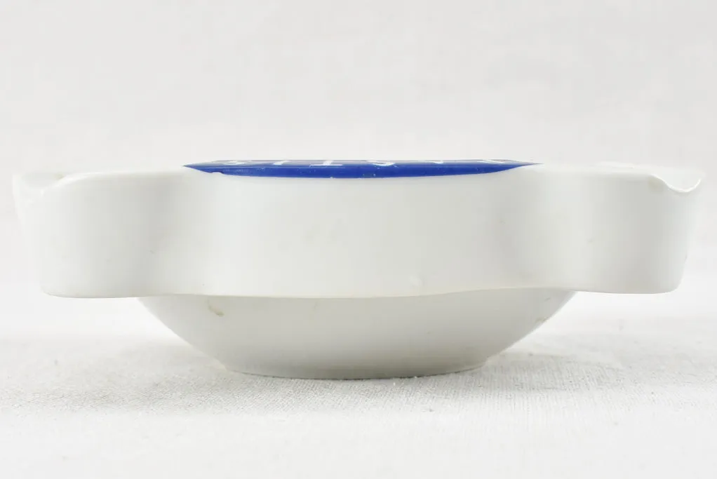 1960s Pastis 51 ashtray - blue and white 8¾"