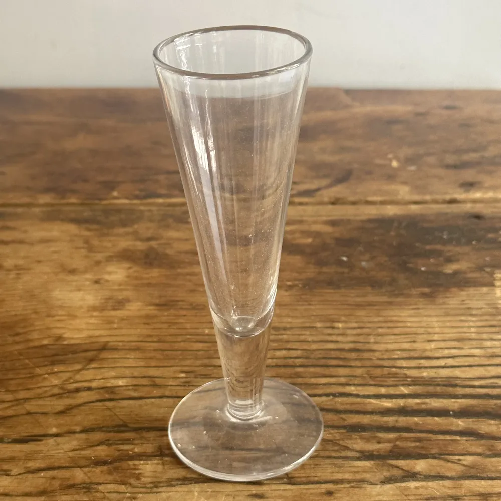 19th Century French Antique Champagne Flute (No. g12)