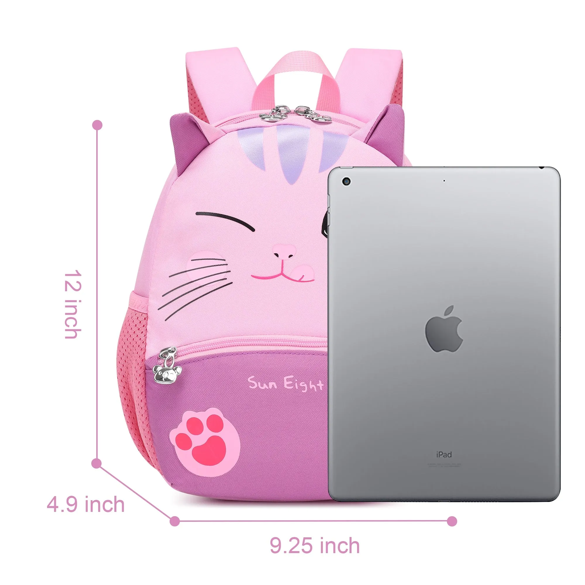 3D Cartoon Design Backpacks for 3–8 Year Old Kids