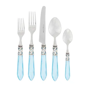 Aladdin Antique Light Blue Five-Piece Place Setting