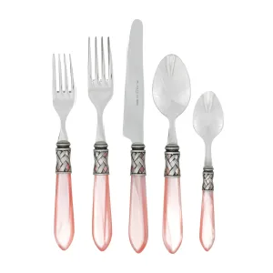 Aladdin Antique Light Pink Five-Piece Place Setting