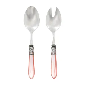 Aladdin Antique Light Pink Salad Server Set