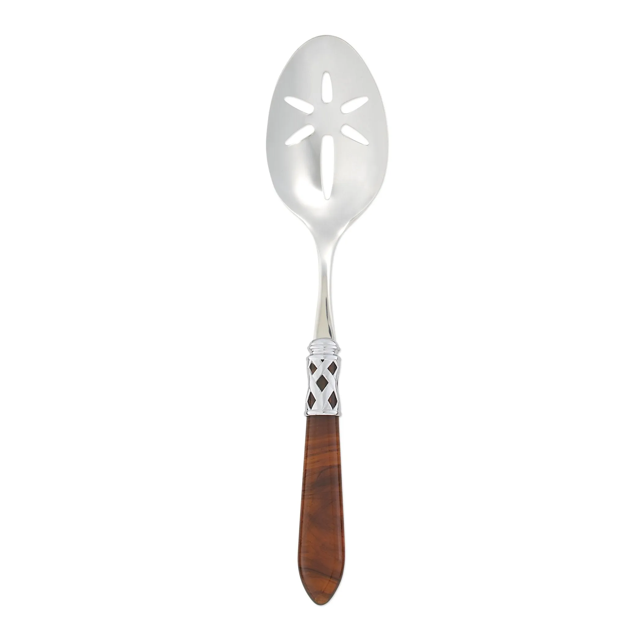 Aladdin Antique Tortoiseshell Slotted Serving Spoon