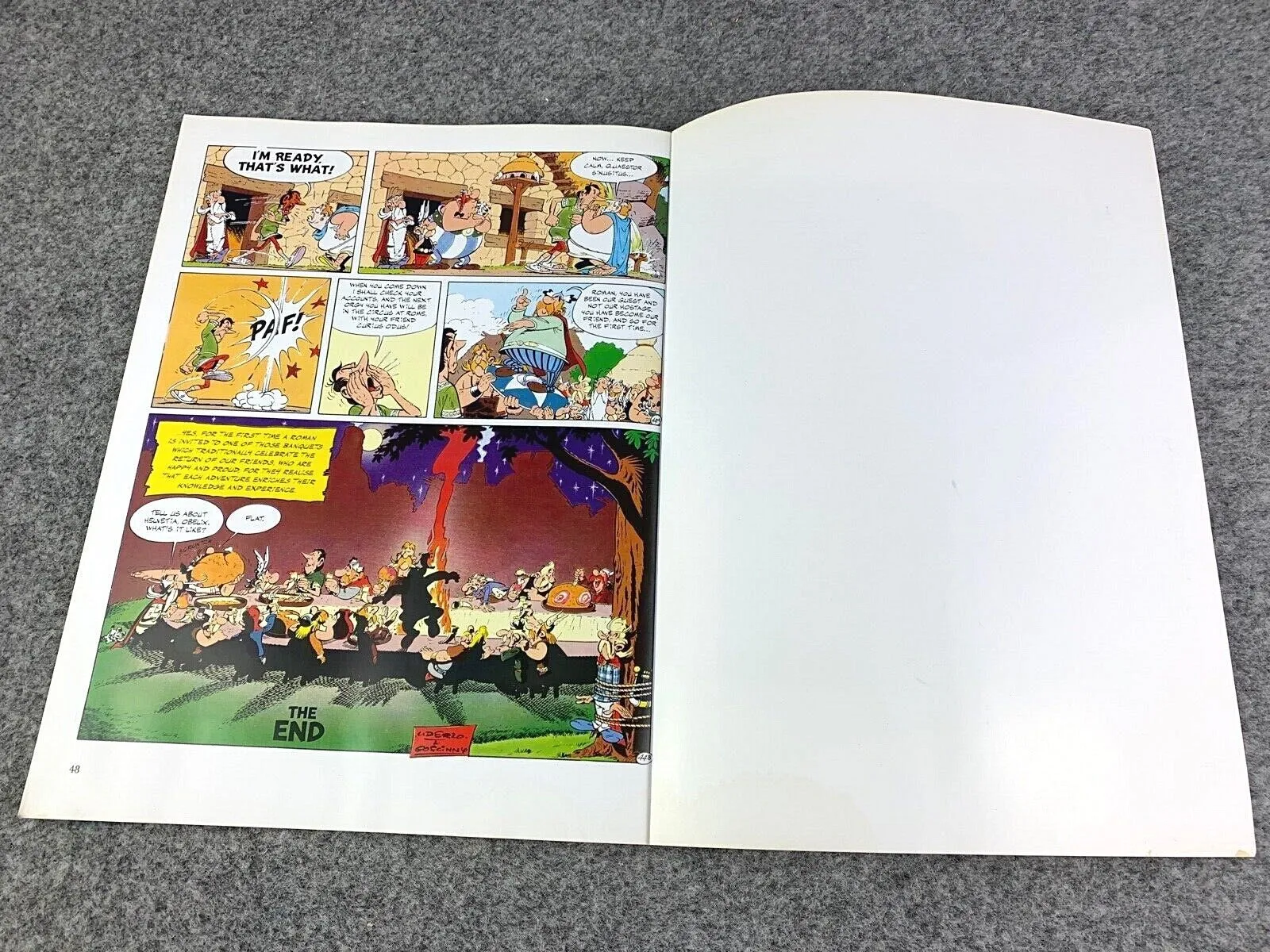 Asterix in Switzerland - 2000s Orion/Sphere UK Edition Paperback Book EO Uderzo