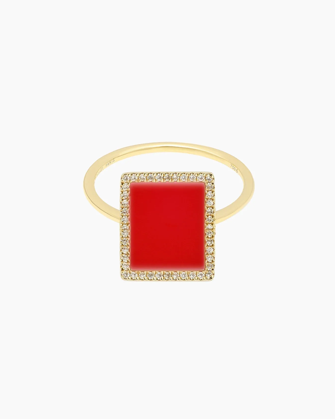 Bague Semi Precious Rectangle