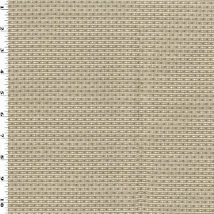 Beige/White Ribbed Dobby Stripe Home Decor Fabric