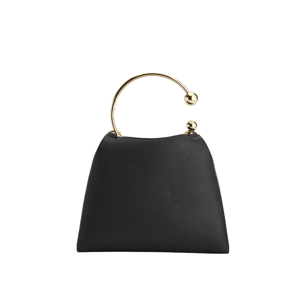 Black Ring Handle Bag