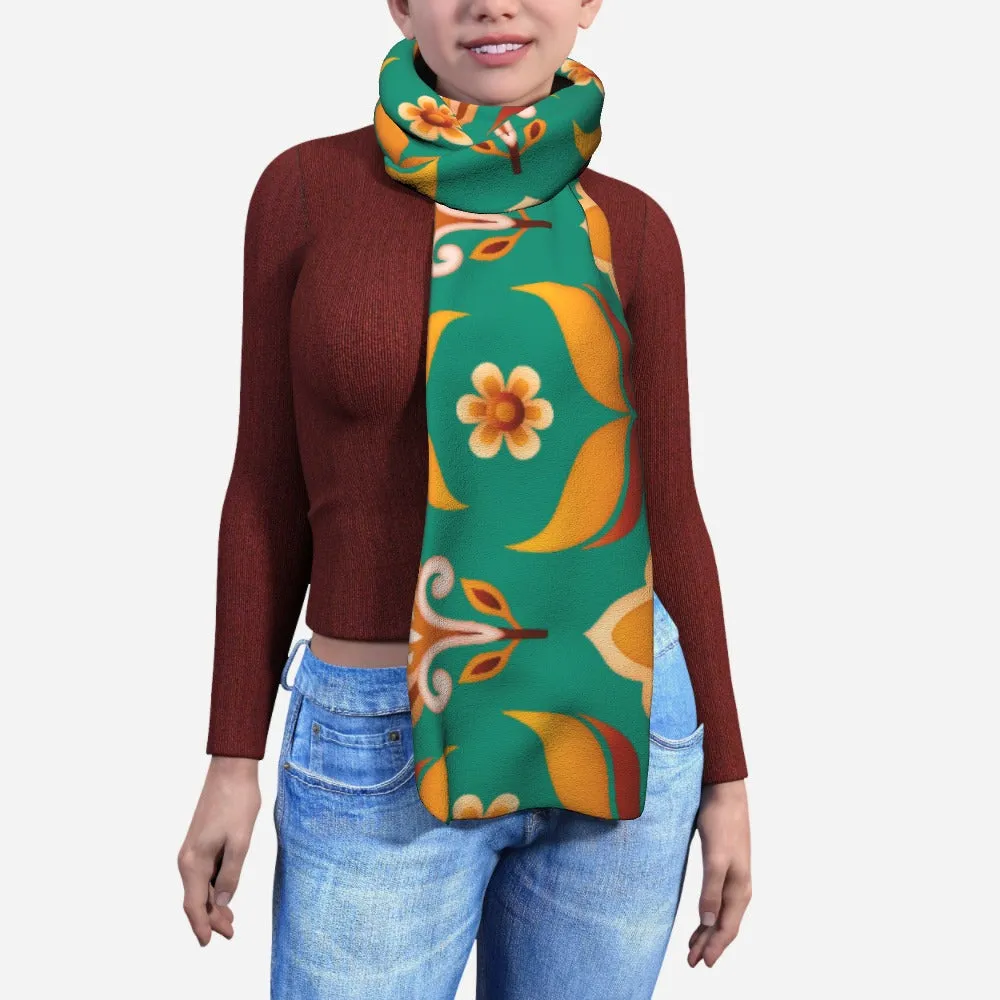 Blanket Scarf - Stamen Green