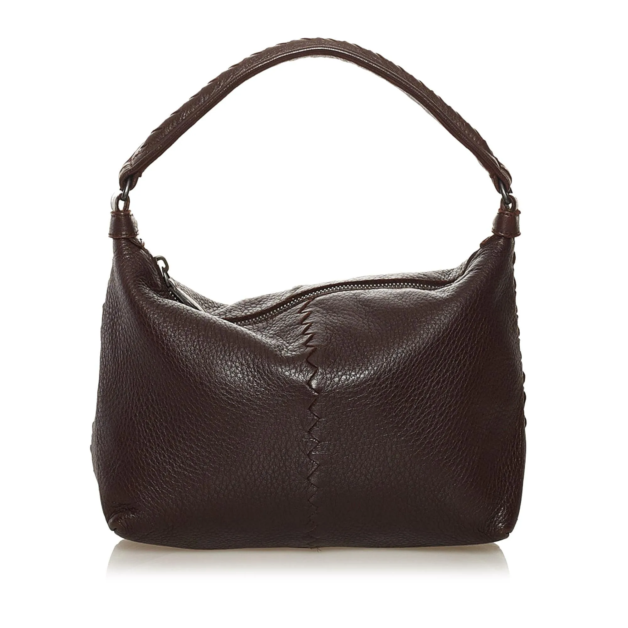 Bottega Veneta Cervo Leather Hobo Bag (SHG-34915)