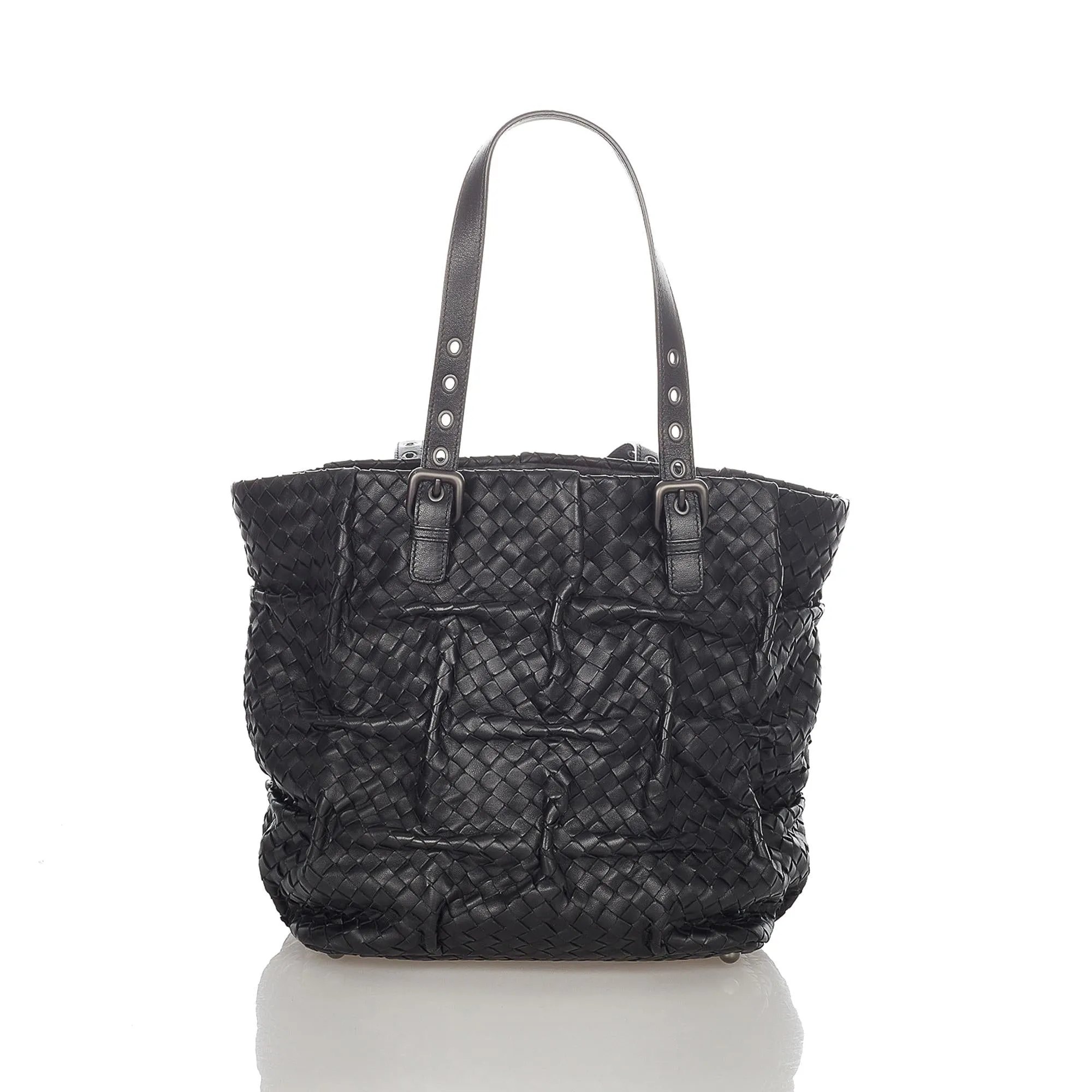 Bottega Veneta Intrecciato Leather Tote Bag (SHG-23505)