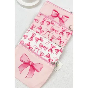 Bow zipper pouch