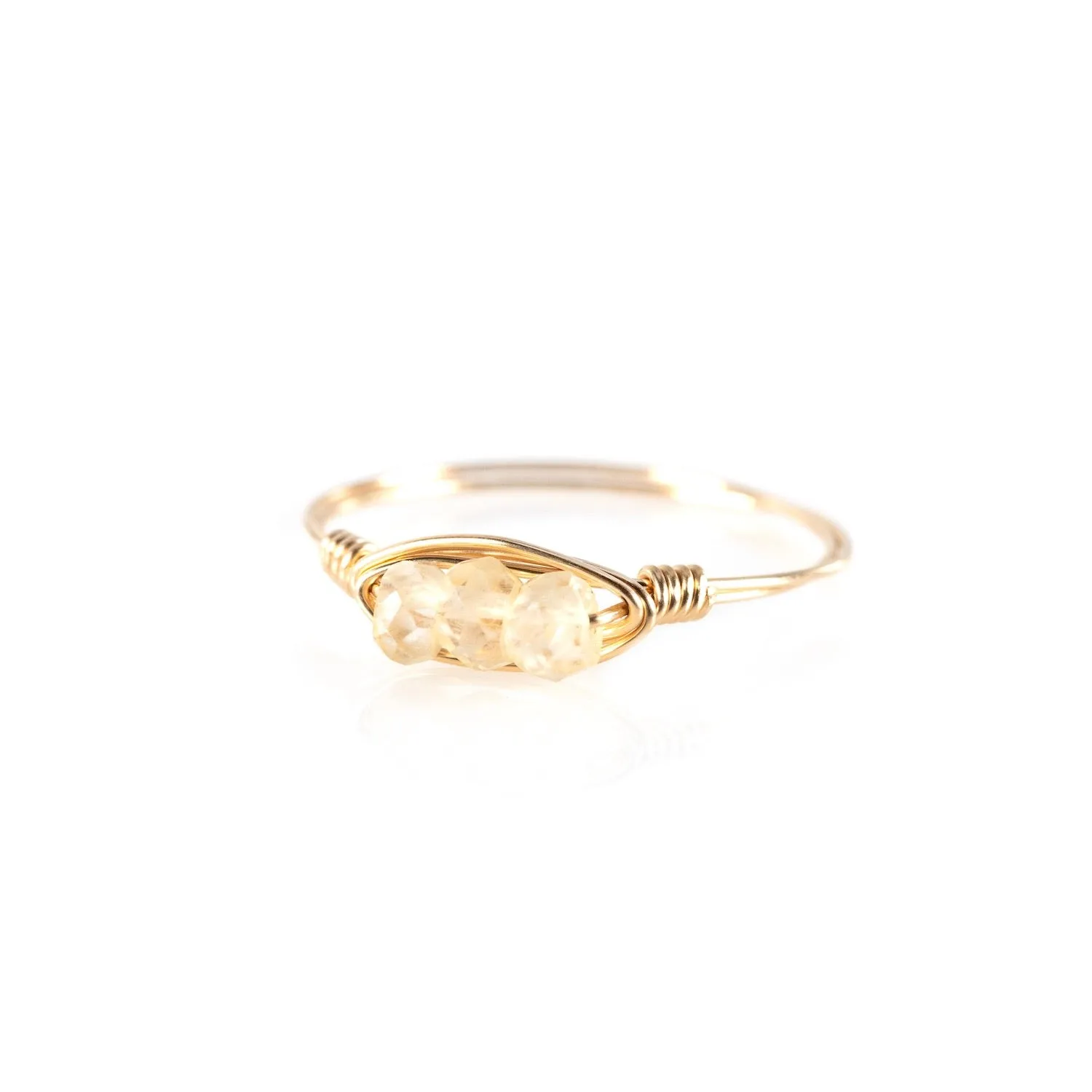 Citrine Statement Ring