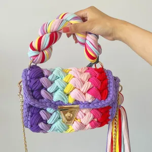 Color Multi  Craft  Beach Hand Bag