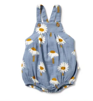 Daisy Floral Organic Crinkle Bodysuit