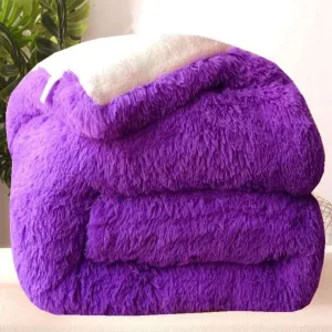 Double Thick Soft Blankets - Made of Luxurious Sheep Wool