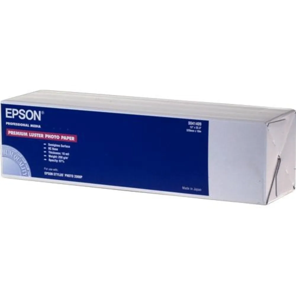 Epson Premium Luster Photo Inkjet Paper | 13" x 32.8' Roll