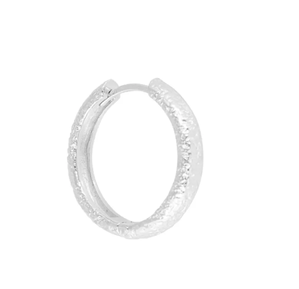 Fairley Antique Silver Maxi Hoops