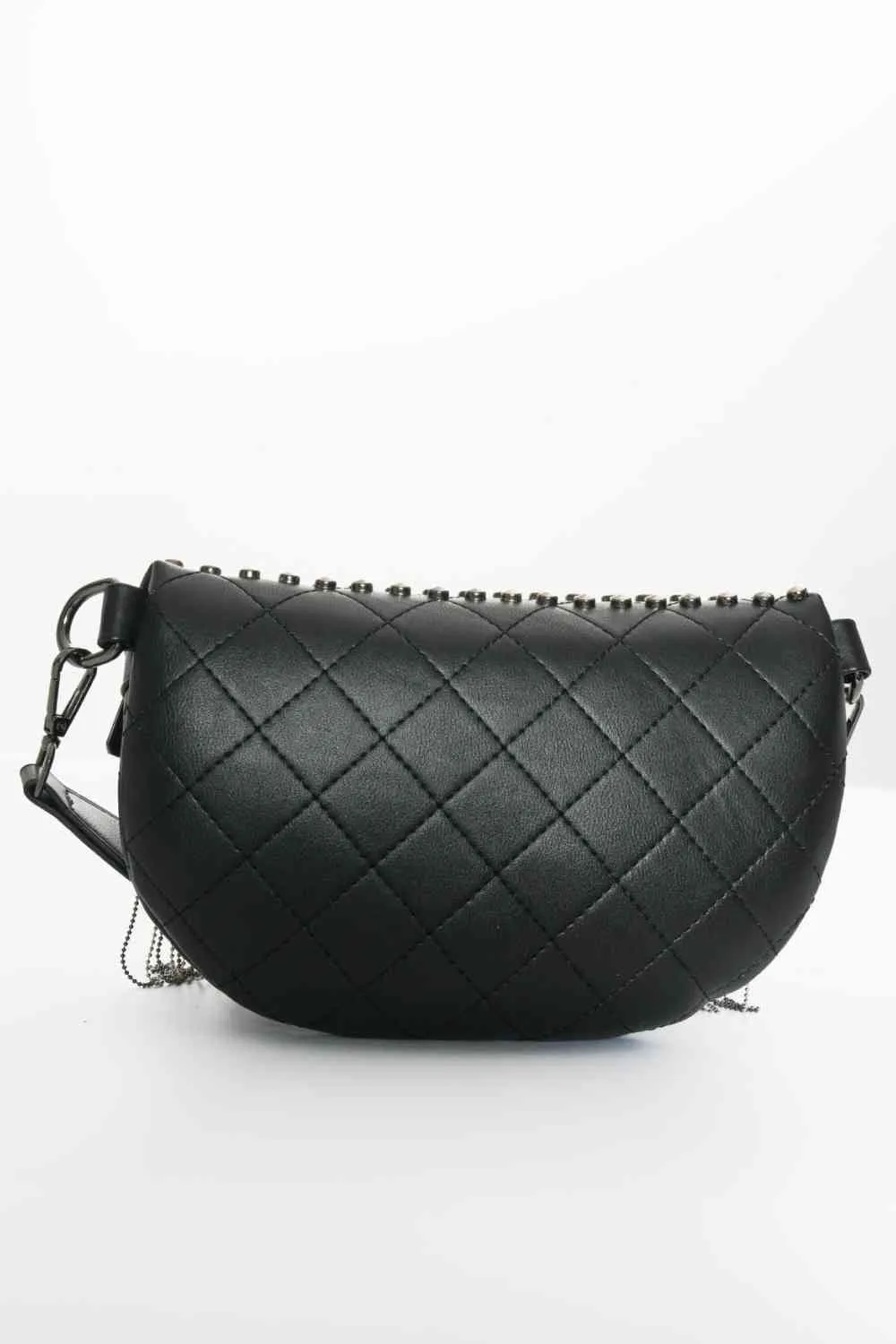 Faux Leather Studded Sling Bag