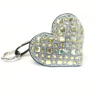 Jacqueline Kent Collection, JKKC113 Royal Ice Heart Purse Charm