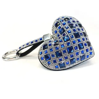 Jacqueline Kent Collection, JKKC113 Royal Ice Heart Purse Charm