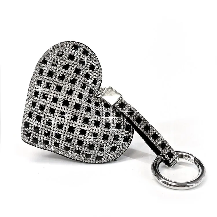 Jacqueline Kent Collection, JKKC113 Royal Ice Heart Purse Charm