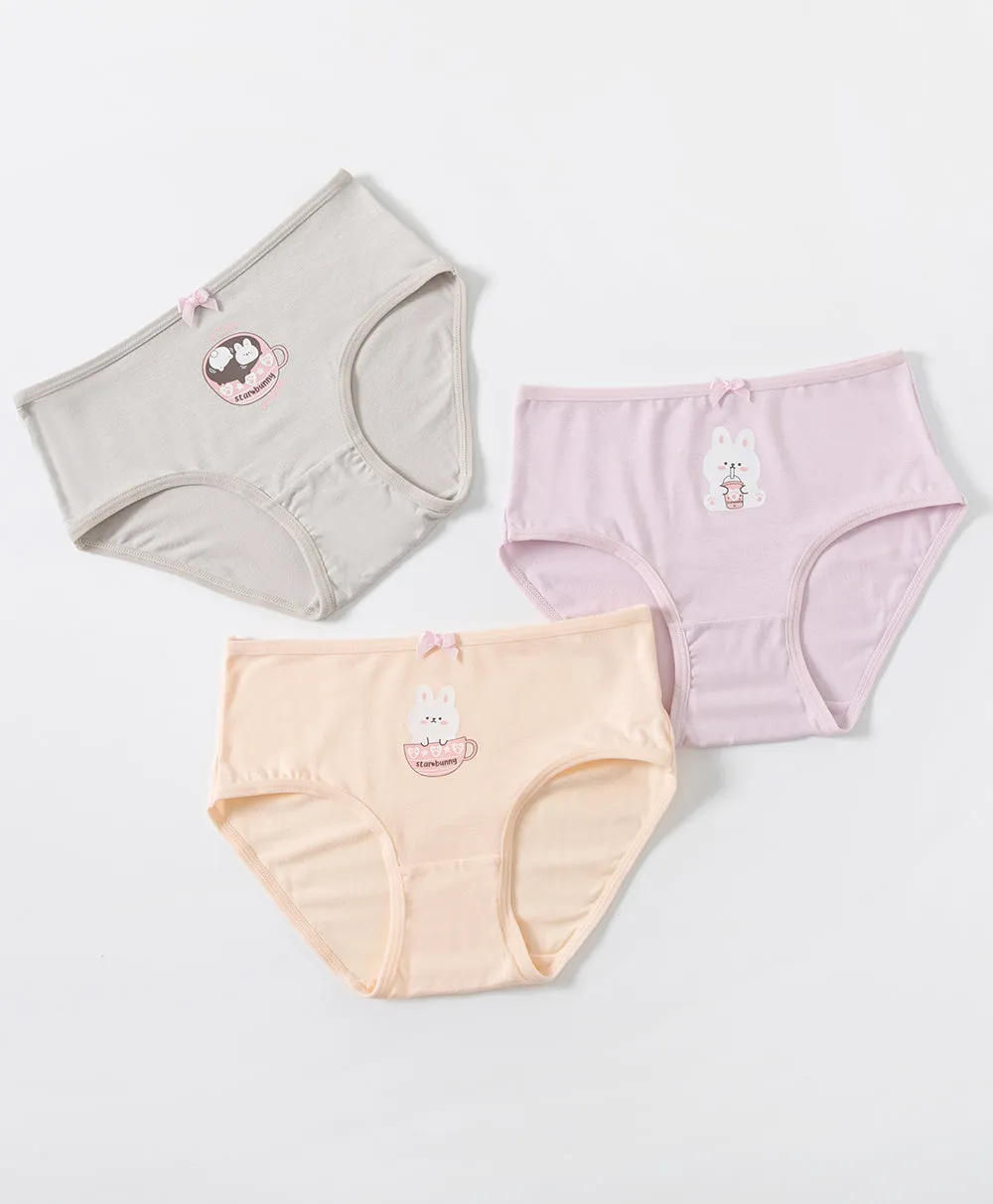 Junior Somebunny in Cup Mini 3-pack Panties