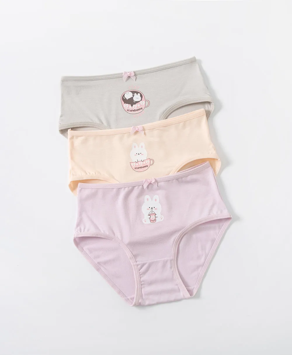 Junior Somebunny in Cup Mini 3-pack Panties