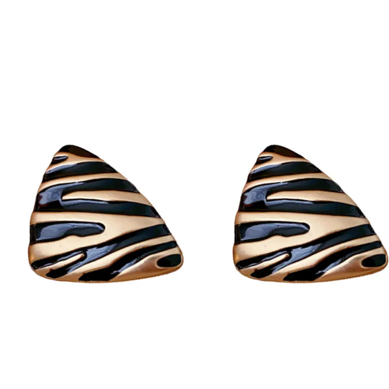 Luxurious Pattern Geometric Alloy Electroplating Earrings