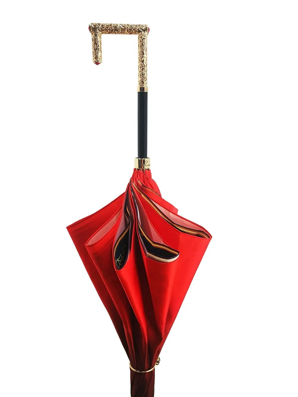 Luxurious Red Umbrella, Double Cloth - Abstract Design