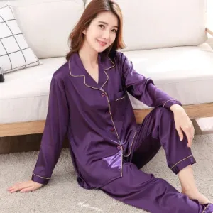 Luxurious Silk Sleepwear Set