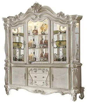 Luxurious Versailles Bone White Hutch Buffet