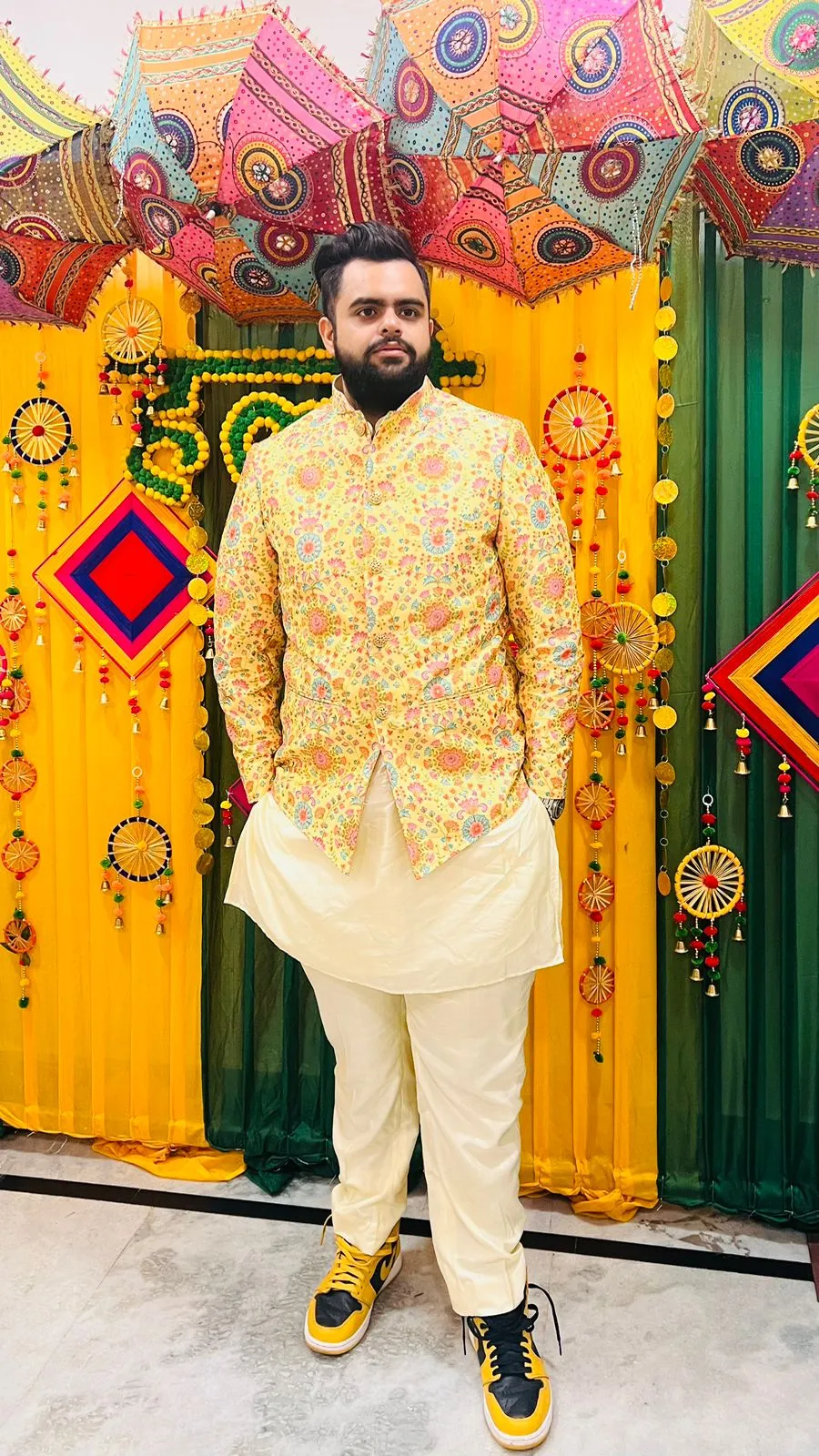 Menswear Luxurious Haldi Outfit