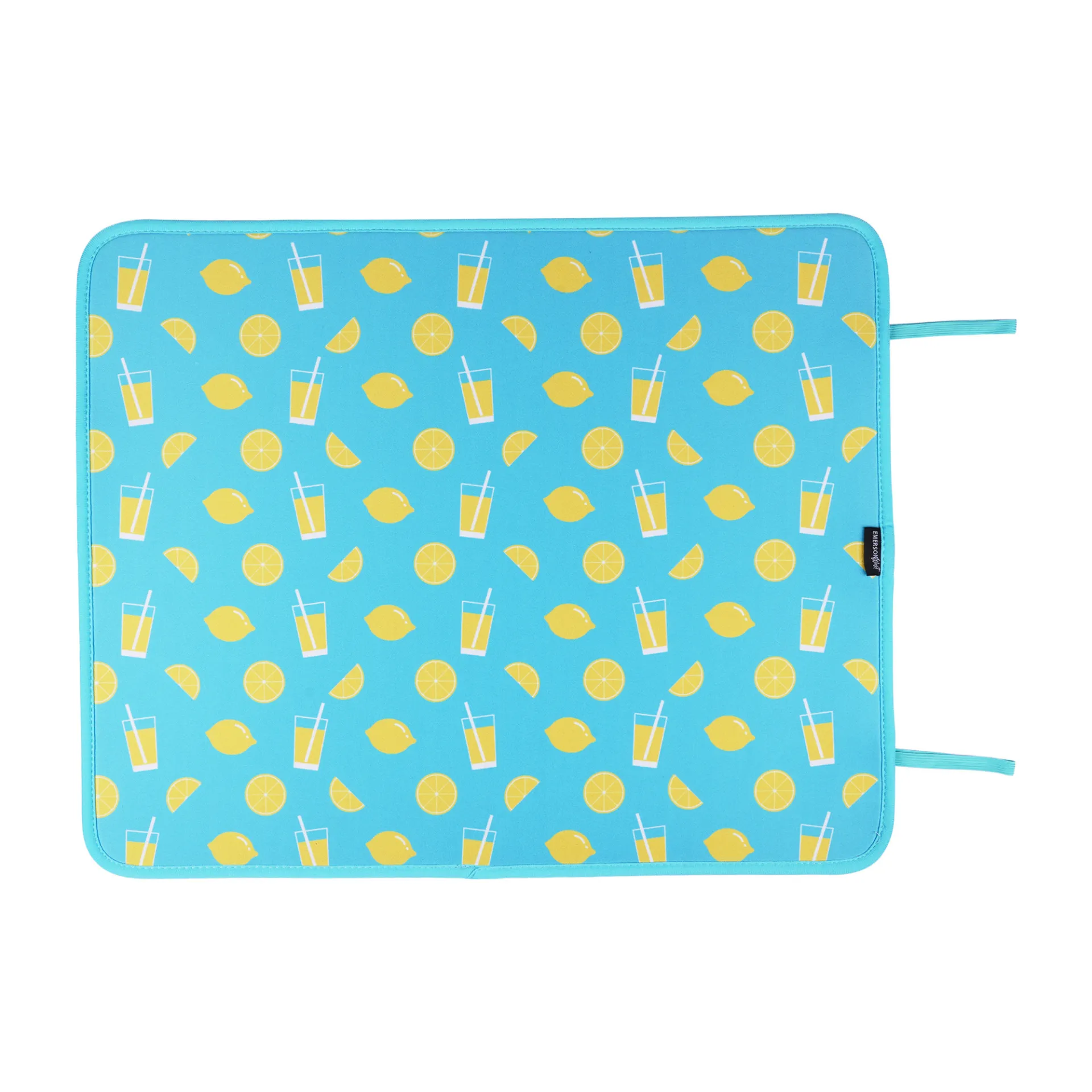 Neoprene Poolside Seating Mat, Protect Your Swimsuit & Skin (Lemonade)