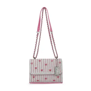 OLIVIA BAG-WHITE PINK