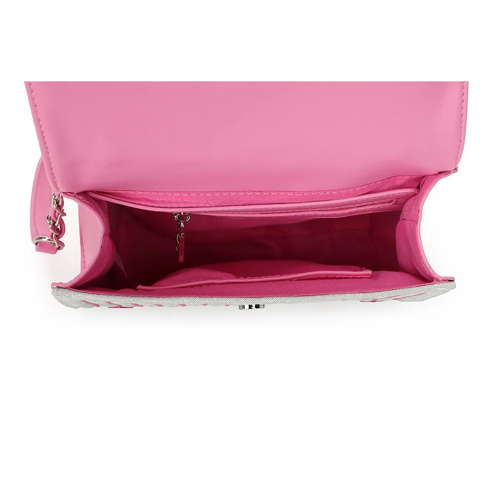 OLIVIA BAG-WHITE PINK