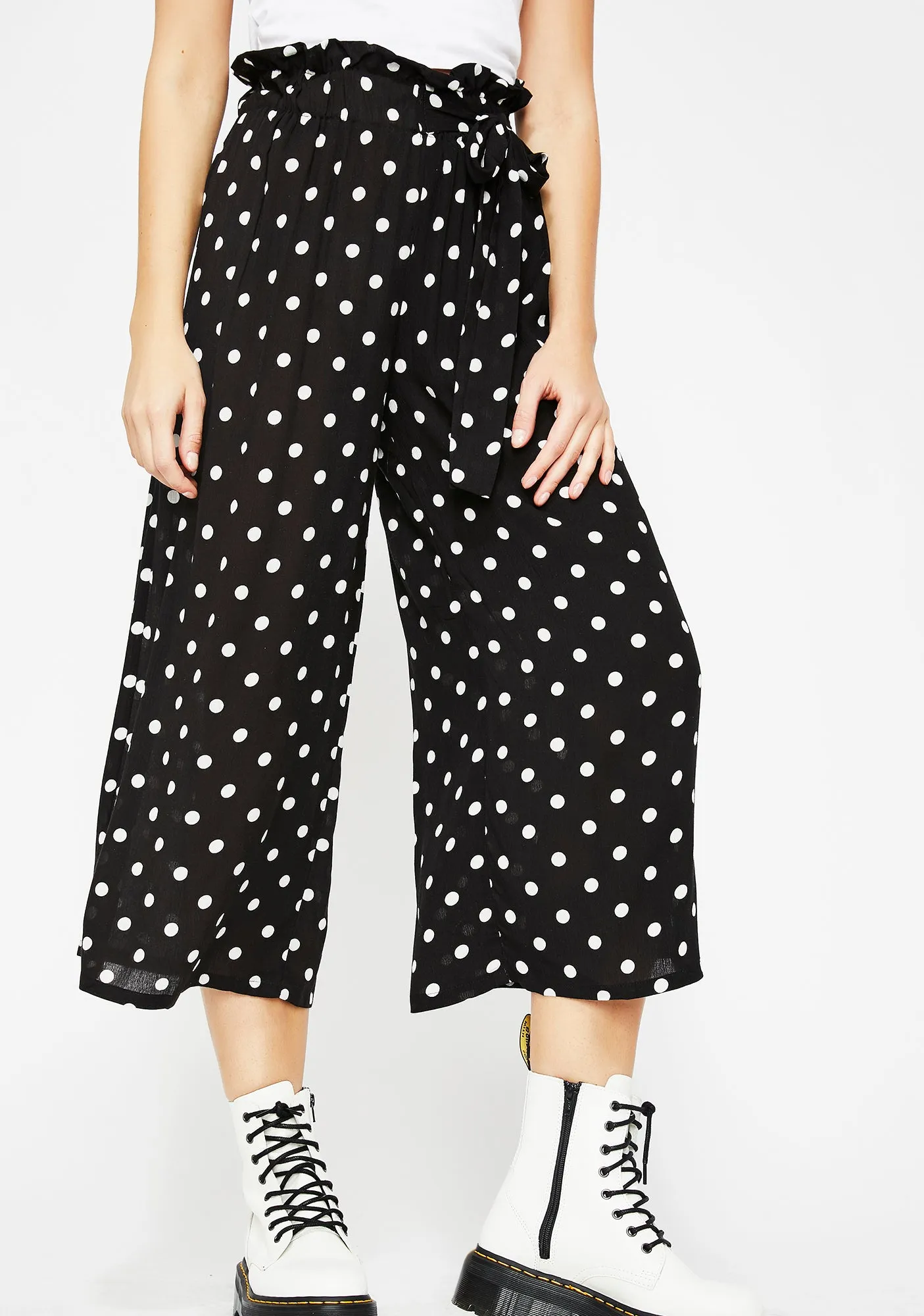 On The Dot Cropped Pants