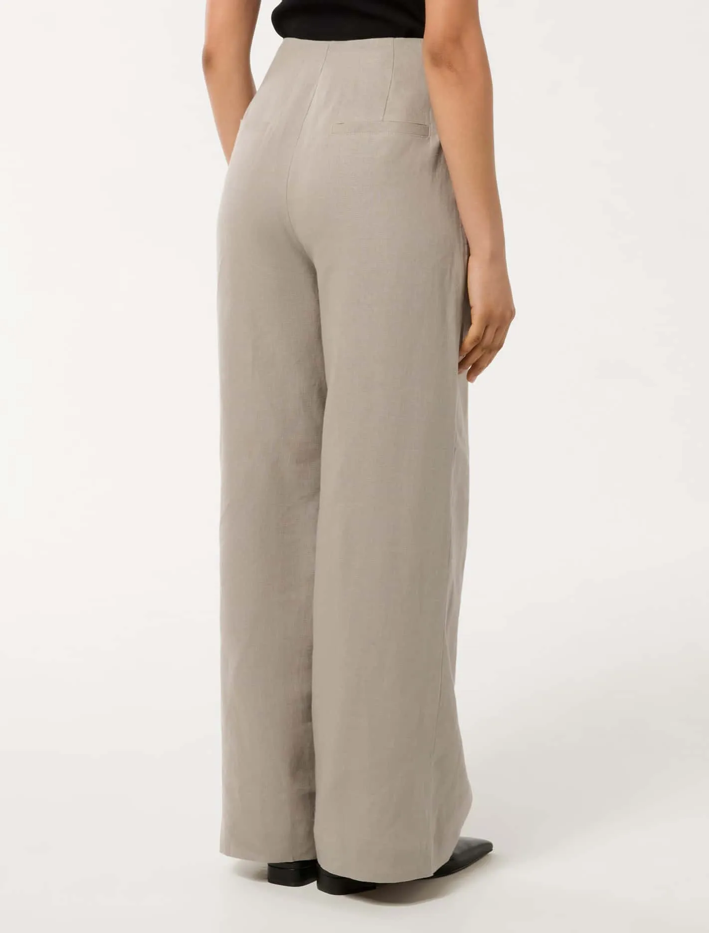 Posey Petite Linen Wide Leg Pants