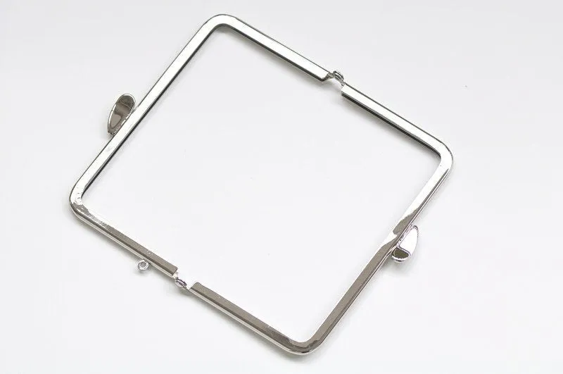 Purse Frame Retro Clutch Purse Frame Making Bag Hanger Silver/Gold 14cm x 8cm