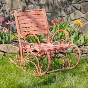 "Monte Carlo" Iron Rocking Bench and Chair