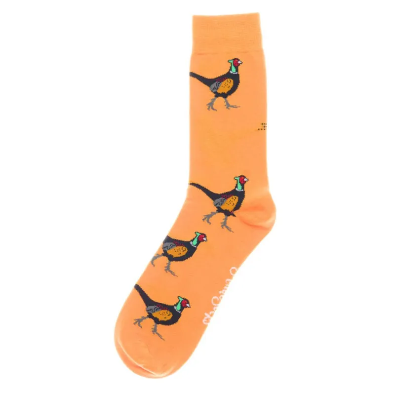 Shuttle Socks - Orange Pheasant