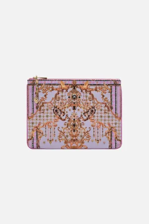 SMALL CANVAS CLUTCH LAVENDER EVER AFTER