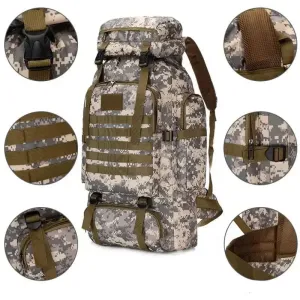 Tactical Backpacks Large Backpack Outdoors Hiking Camping TravelBags Sports Molle Hunt