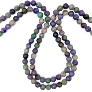 Tanzanite Mix 8mm Smooth Rounds Bead Strand