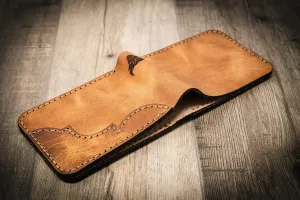 Western Bifold Wallet - Saddle Tan